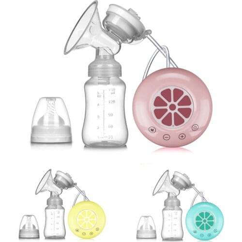Automatic Milk Pumps Electric Breast Pump Single Bottle Infant Baby Breastfeeding USB Powered Lemon BPA Free Powerful TY1004