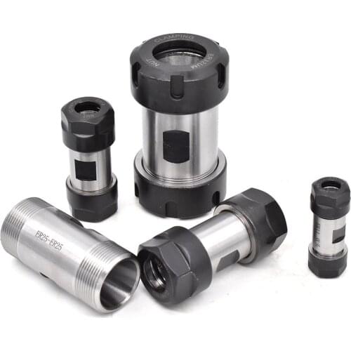 ER11 ER16 ER20 ER25 ER32 Double head motor shaft Collet Chuck Motor Shaft Extension Rod Spindle Lathe Tools