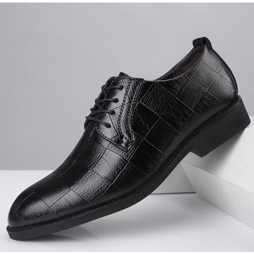 Hombres Zapatos Primavera Verano Formal De Cuero Genuino Negocio Casual Zapatos Hombres Vestido Oficina Lujo Zapatos Oxfords