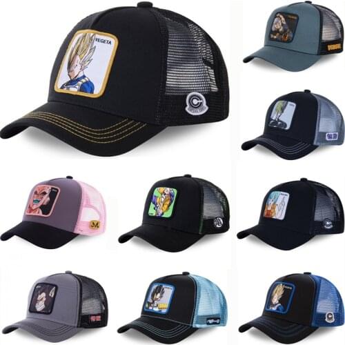 High Brand Dragon Ball 62 All Styles Snapback Cap Cotton Baseball Cap Men Women Hip Hop Dad Hat Trucker Mesh Hat Dropshipping