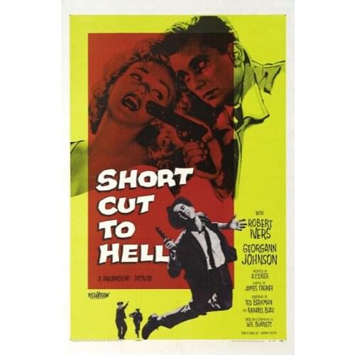 Short Cut to Hell (1957) Classic Movie Film Retro Vintage Poster Canvas Painting DIY Wall Paper Home Decor Gift