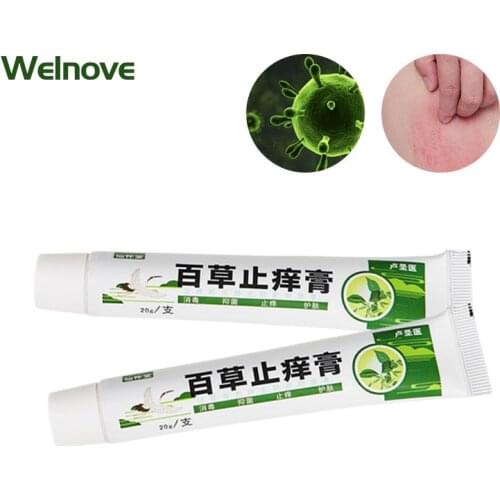 20g 1Pcs Eczema Psoriasis Cream for Intimate Pruritus Dermatitis Psoriasis Bedsore Acne Urticaria Skin Care Anti Itch Ointment
