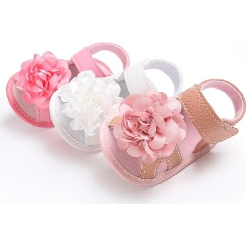 Summer 0-1 year old female baby flower princess shoes baby toddler shoes