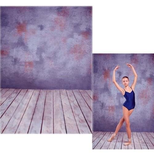 MEHOFOTO Purple Wall Vinyl Photography Background Wood Floor New Fabric Polyester Backdrop For Children photo studio Props F2754