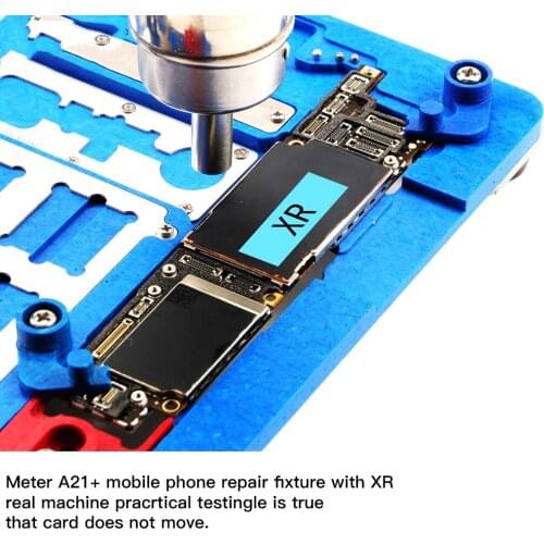 MIJING A21+ fixture For ip 5s 6p 6sp 7 7p 8p xr motherboard positioning pin A7 A8 A9 A10 cpu chip cleaning glue remove tools