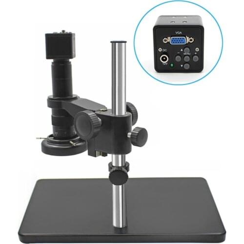Microscope 1080P 60F/S HDMI Video Microscope Camera 180X Lens 56 LED Light For phone Motherboard Repair