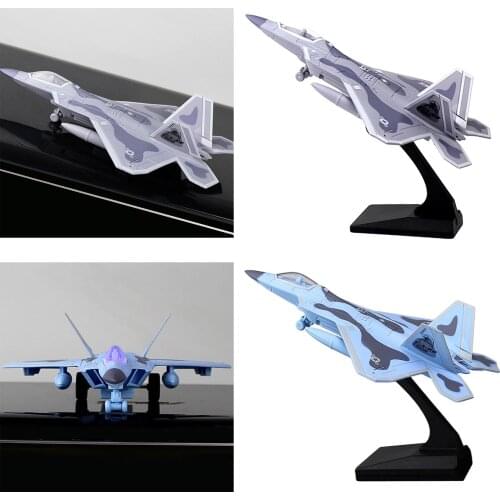 Simulation Fighter Alloy Model Airplane & Stand Home Kids Toys
