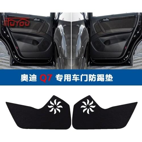 For Audi Q7 4pcs Car Inside Door Cover Pad Scratch Protection Anti Kick Pad Car Interior