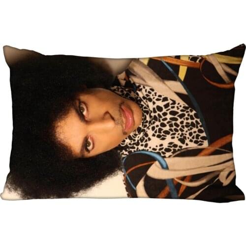Prince Rodger Nelson Pillow Cover Bedroom Home Office Decorative Pillowcase Rectangle Zipper Pillow Cases Satin Fabric 10-10