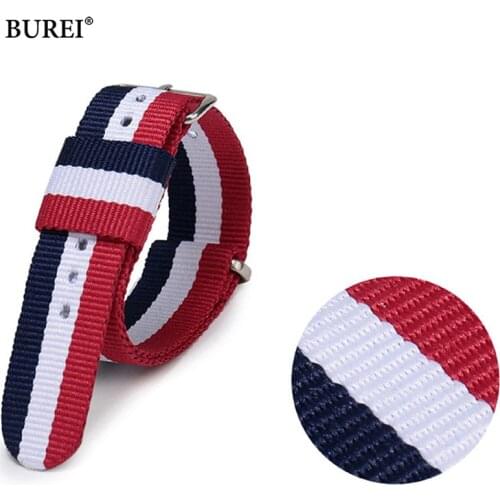 NATO Strap Nylon Watchband Gold Silver Buckle For daniel wellington Watch Band For DW Men Women Accessories Watchband 18MM 20MM