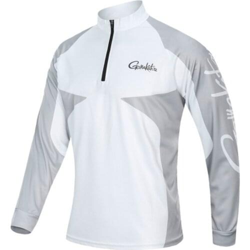 New Fishing Clothing Professional Fishing Shirts Long Sleeve Bamboo Fiber UPF 50+ Breathable Quick Dry Fishing Clothes Qw03