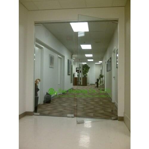 Office frameless glass door for sale, frameless office entrance door system, modern glass door