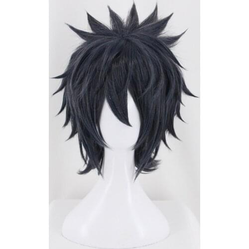 Final Fantasy XV 15 Noctis Uchiha Sasuke Short Cosplay Wig Heat Resistant Synthetic Hair for Men+ Free Wig Cap
