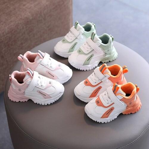 2021 Spring Autumn Baby Boy Girls' Casual Shoes breathale Toddler Sneakers Sport Tennis Basket sneakers kids fashion shoes