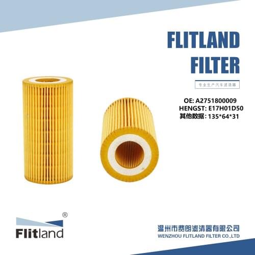Manufacturer sale Auto oil filter OE 2751800009 A2751800009 HU721/3X E17H01D50 Mercedes A217 C215 C216 C217 R230 R231 V222