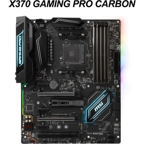 Socket AM4 for MSI X370 GAMING PRO CARBON Motherbaord DDR4 AMD X370 DDR4 PCI-E 3.0 Desktop MSI X370 M.2 SATA III AM4 DDR4