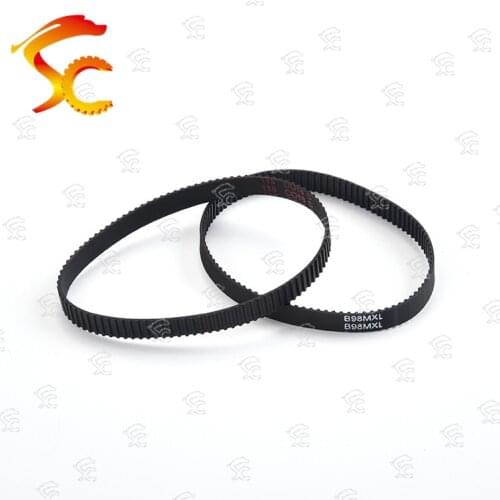 High Quality MXL Timing belt B98 MXL Width 6mm 6.5mm 10mm Teeth 98 Synchronous belt 3D printer closed loop MXL-B98