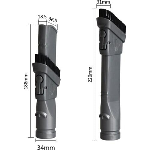 Crevice Tip brush Brush Tool For Dyson DC22 DC24 DC25 DC26 DC27 V6 Black