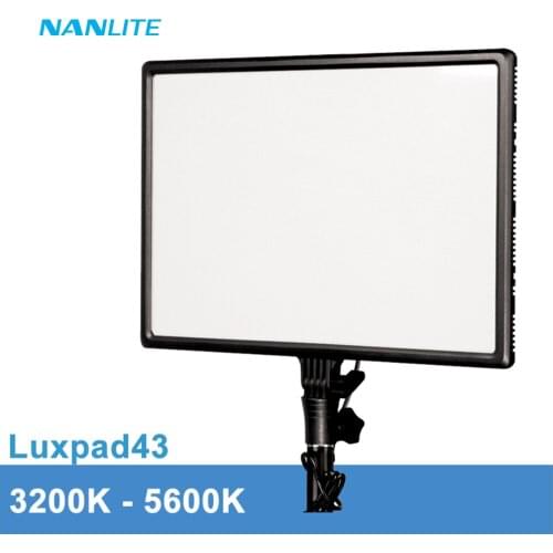 Nanguang Nanlite Luxpad43 LED Phone Video Light Photographic Lighting 3200K-5600K Dimmable LED Lamp For DSLR Camera Phone