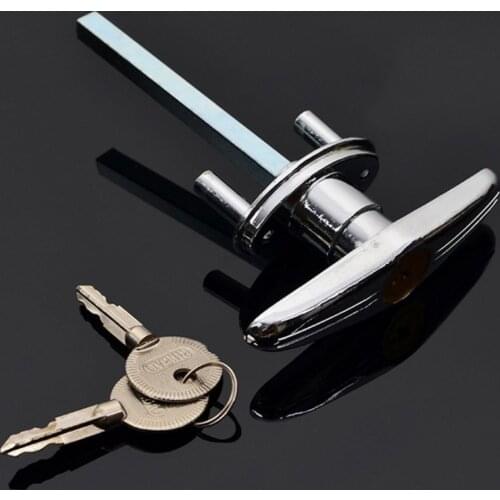 Garage Door Opener T Lock Handle with 2/3/4 keys Secure For Caravans & Trailers