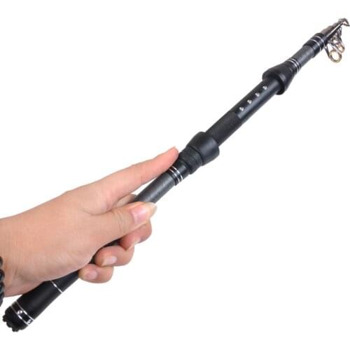 1.8-3m hard short travel stick carbon telescopic spinning fishing rod portable stream boat rock rod bass carp pike pesca pole