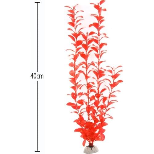 40cm Fish Tank Aquarium Plastic Artificial Simulation Water Plants for Fish Tank Aquarium Decoration Fish Tank Decoration-30