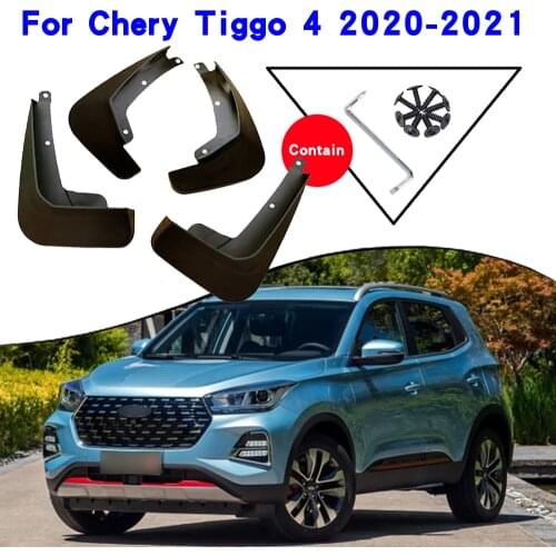 Car Fender Accessories For Chery Tiggo4 Tiggo 4 5X 2020-2021 Mudguards Splash Guards Fender Mudflaps Car Fender Mud Flaps