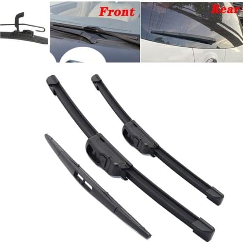 3Pcs/set Car Hybrid Front Wiper Blades Set For Great Wall Haval Hover H3 2006 - 2015 Windshield Windscreen Rear Window