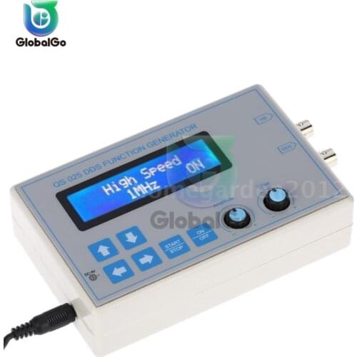 DC 9V 1602 LCD Display Digital DDS Function Signal Generator Module Sine Triangle Square Wave USB Cable 1HZ-65534HZ