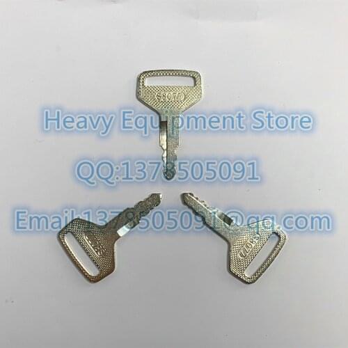 3 PCS 36919-75190 Ignition Start Starter Keys for Kubota M Series Cab Tractors S8077