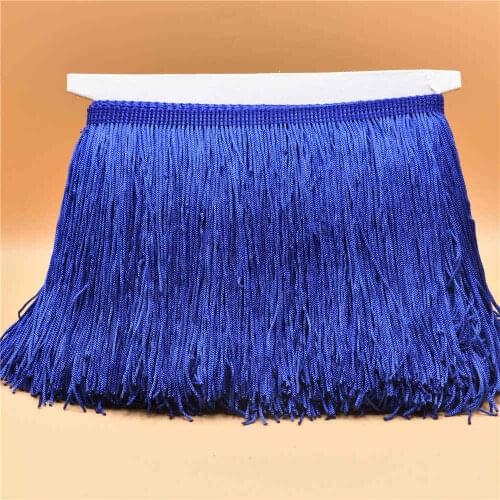 Colorful 5 Yard 15CM Long Lace Fringe Trim Polyester Tassel Fringe Trimming For Diy Latin Dress Stage Clothes Lace fabric 2020
