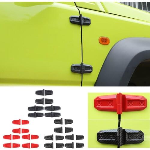ABS Exterior Engine Hood Door Hinge Protective Cover Trim for Suzuki Jimny 2019 2020 2021 Car Accessories