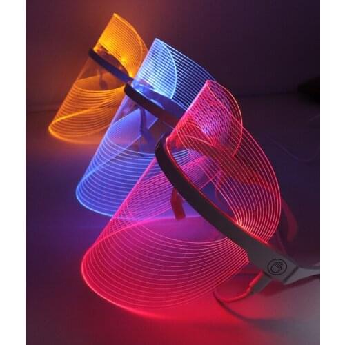 IDEATHERAPY 3 Colors LED Light Therapy Face Mask Photon Instrument Anti-aging Wrinkle Removal Skin Tighten Beauty SPA Treatment