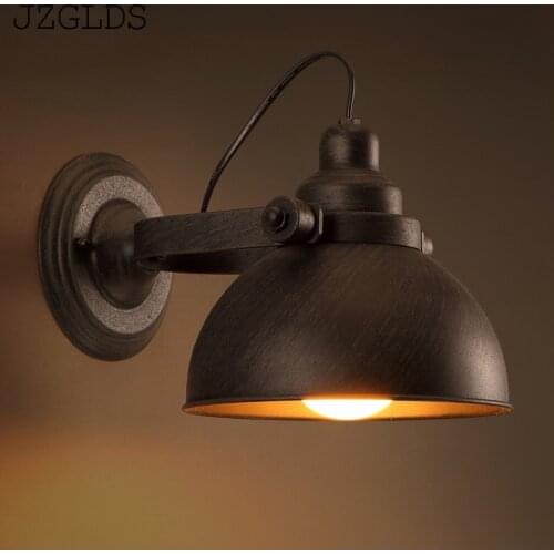 Wall lamp Loft Bar Nordic Classic Black Bulb Wire Lamp Cage DIY wall lamp Industrial Guard Shade Lamparas