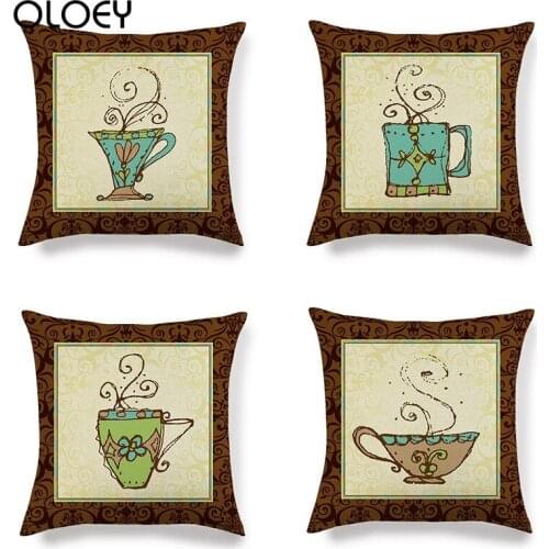 Cup-shaped Pillowcase, Square Linen Pillowcase, Bedroom Pillowcase, Pillowcase, Used for Family Hotel Decoration, Size 45cmx45cm