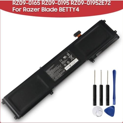 Original Replacement Battery 6160mAh Betty4 RZ09-0165 For Razer Blade RZ09-0165 RZ09-0195 RZ09-01952E72 Laptop Batteries