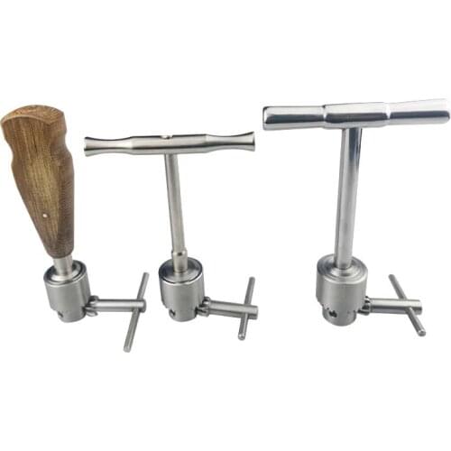 Orthopedic Bone Hand Drill Wood Or Stainless Steel Handle Veterinary Orthopedic Instrument