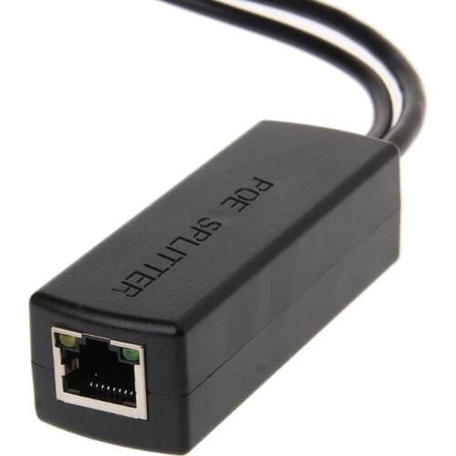 10/100M IEEE802.3at/af Power Over Ethernet PoE Splitter Adapter For IP Camera 80x27x22mm/3.15x1.06x0.87in