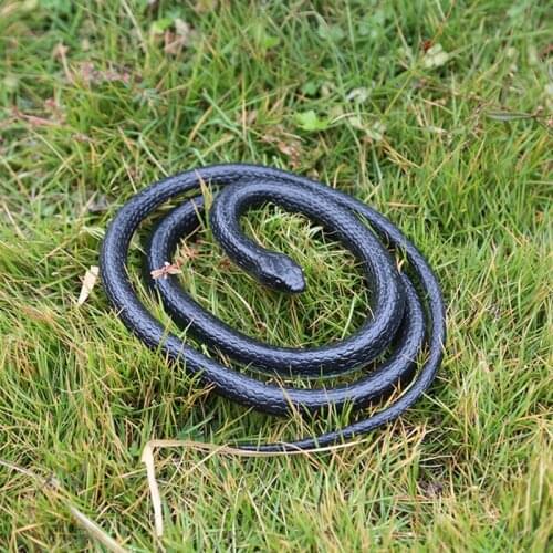Halloween Realistic Soft Rubber Toy Snake Safari Garden Props Joke Prank Gift About 130cm Novelty And Gag Playing Jokes Toys