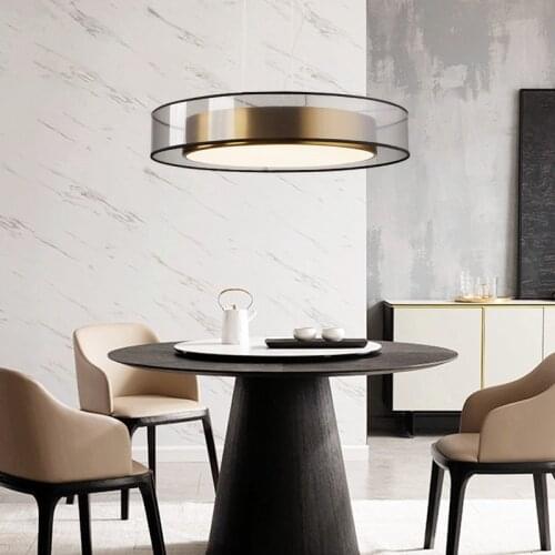 Nordic light luxury LED Pendant Lights Post-modern atmosphere Creativity Pendant Lamps for Living Room Bedroom Foyer Study Home