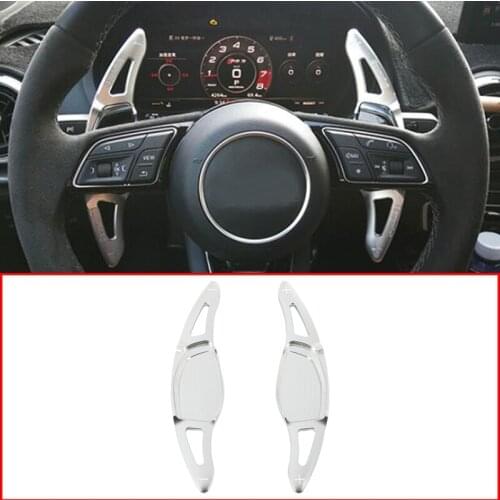 Car Steering Wheel Shift Paddle Extension Aluminium Alloy For- R8 RS3 RS4 2018 2019 2020 Car Styling