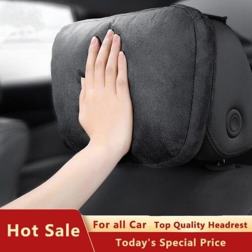 Top Quality Car Headrest Neck Support Seat / Maybach Design S Class Soft Universal Adjustable Car Pillow Neck Rest Cushion