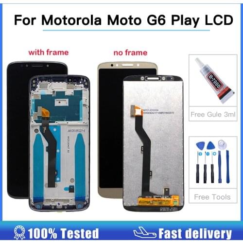Factory sale lcd screen For Motorola Moto G6 Play Display with frame Touch digitizer assembly XT1922 XT1922-3 XT1922-4 XT1922-5