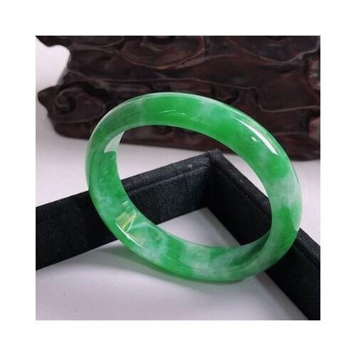 Zheru Jewelry Myanmar Emerald Green 54-64m Bracelet Elegant Princess Jewelry For Mom and Girlfriend