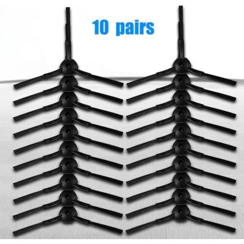 20pcs(10L+10R) Side Brush Vacuum Cleaner Accessories for Panda x500 Gutrend JOY90/FUN 110 ECOVACS CR120/CEN540