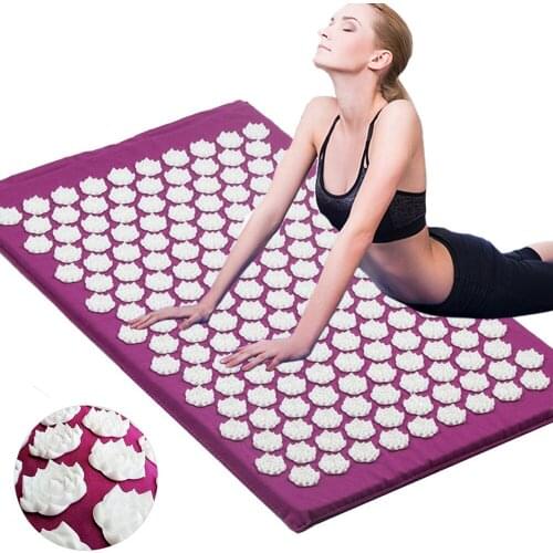 Acupuncture Cushion Massager Back Foot Body Massage Relieve Stress Pain Acupuncture Yoga Mat Shiatsu Massage Pad Relaxation Mat