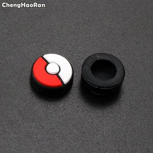 ChengHaoRan 2pcs Joy Stick Grips Cap Joystick Cover For Nintendo Switch NS Controller Poke Ball Plus Game Case