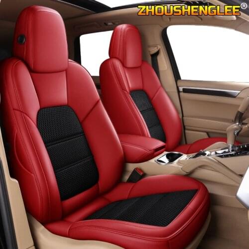 ZHOUSHENGLEE Custom leather car seat cover for ssangyong kyron actyon korando rexton Rodius Rexton 2011 Tivolan car seats
