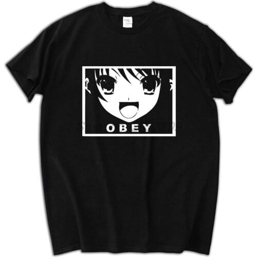 Melancholy Haruhi Suzumiya Anime T shirt men Tee black cotton tee-shirt male top tees summer fashion brand tee-shirt