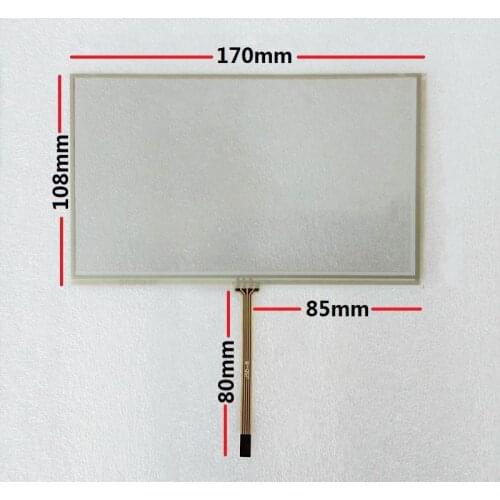 New 7.4-inch touch screen is suitable for vehicle navigation industrial touch panel 170*108mm